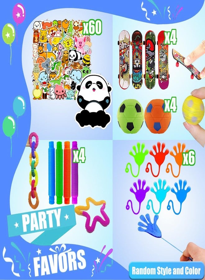 Huastyle 124 Pack Fidget Toys for Kids, Stress Relief Sensory Toy with Autism Autistic, Treasure Box Toys for Classroom, Prizes for Kids, Party Favors, Pinata Stuffers, Stocking Stuffers - Image 4